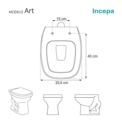 Tampa De Vaso Poliéster Decorada Golfinho E Conchas Art Para Louça Incepa