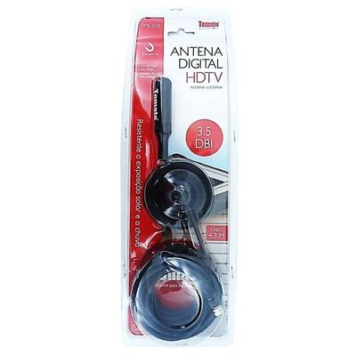 Antena Interna Externa Hd Para Tv Televisao Digital Veicular