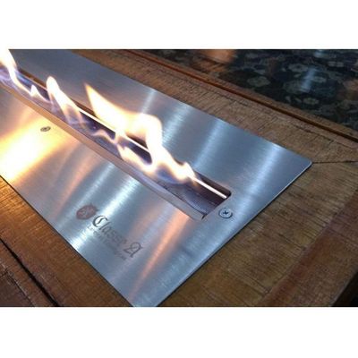 Lareira Ecológica Rústica a Álcool 92° com queimador 40cm