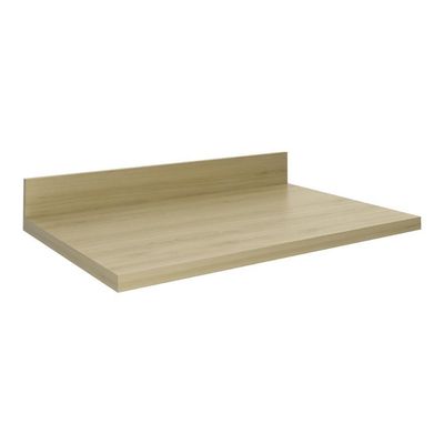 Tampo 100% Mdf 30mm Para Balcão De Cozinha 80cm Multimóveis Cr20437 Carvalho Tropical Carvalho Tropical