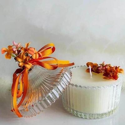 Potiche de Cristal com Tampa Carrosel Lyor 6,5x9cm Bomboniere Decorativo Lembrancinha