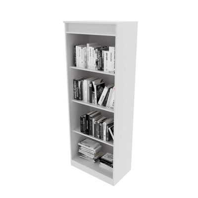 Armário Estante para Escritório com 4 Prateleiras ME4150 Branco Tecnomobili