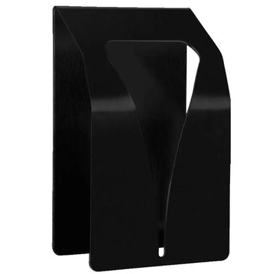 4 Ganchos Inox Preto 5x8cm Penduradores de Toalha Mini Organize Masutti Copat