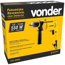 Furadeira de Impacto Martelete 1/2 550w Vonder 220v Fiv 550n Parafusadeira