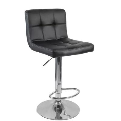 Kit 2 Cadeiras Alta Gomos Estofada Giratoria Confortavel Cozinha Bar