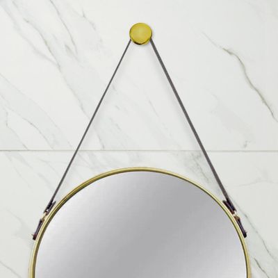 Gancho de Parede Metal 3cm Dourado Cabideiro Fixador Espelho Duler Cabide