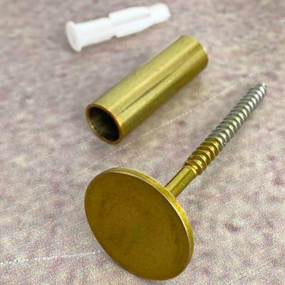 Gancho de Parede Metal 3cm Dourado Cabideiro Fixador Espelho Duler Cabide