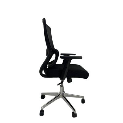 Cadeira De Escritório Presidente Home Office Ergonômica Com Tela Mesh Reclinável Premium Preto