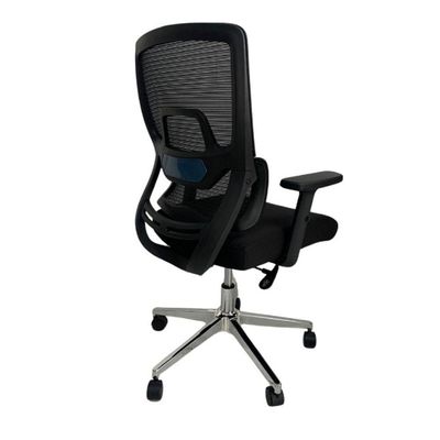 Cadeira De Escritório Presidente Home Office Ergonômica Com Tela Mesh Reclinável Premium Preto