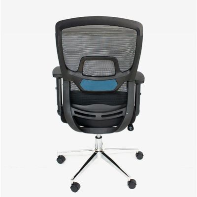 Cadeira De Escritório Presidente Home Office Ergonômica Com Tela Mesh Reclinável Premium Preto