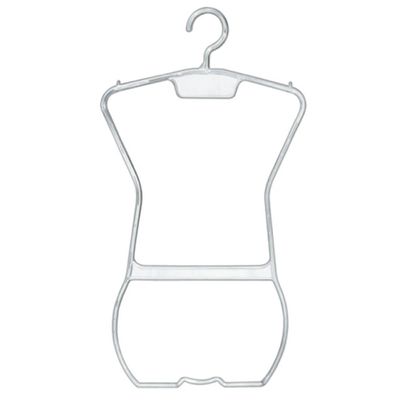 Cabide Silhueta Biquíni Adulto Organizador Expositor de Roupas Transparente Plástico