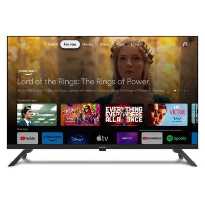 Smart TV Philips 32 HD Google TV Comando De Voz HDR HDMI Preto Bivolt