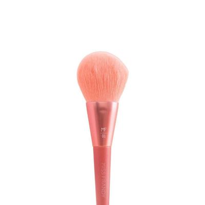 Pincel De Pó Arredondado Médio Mf01 | Cerdas Ultra Soft Para Aplicação Precisa | Linha Squad | Miss Frandy