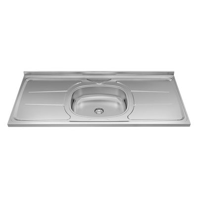 Cozinha Compacta Márcia E Balcão Gabinete Com Pia Tatiane 120cm Branco - Ajl Móveis