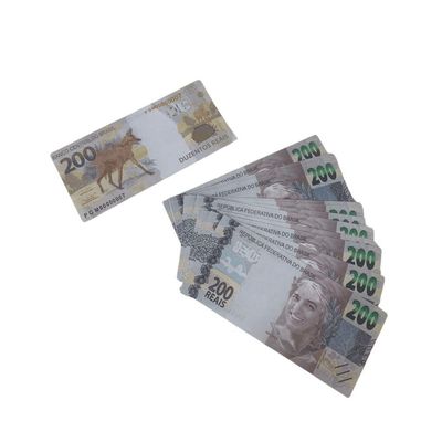 50 Notas Cenograficas - 20 Reais Ou 200 Reais - Notas De Cinema Fake Modelo Alfanumérico 200