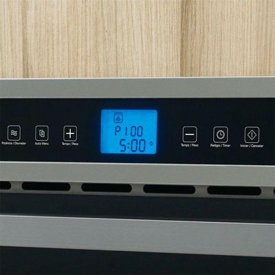 Micro-ondas De Embutir Platinium Grill Fischer Inox 220V