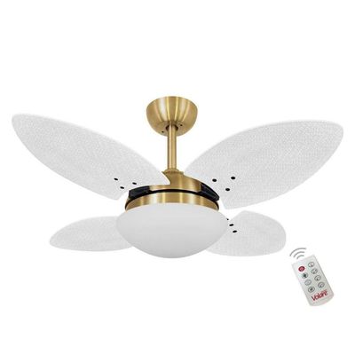 Ventilador Lil Prince Premium Branco 127V E Controle Remoto 110V