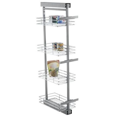 Coluna Aramada Deslizante de Embutir 122cm Organizador 4 Cestos Schmitt