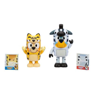 Kit 2 Bonecos Colecionáveis 6cm Bluey - Fantasia de Animal