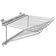 Calceiro Deslizante para Closet Guarda Roupas 38x46x2cm 12 Varetas Aramado Cromado Tubular Schmitt