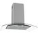 Coifa Ilha Nardelli CIVC Vidro Curvo 90 cm Inox 220V