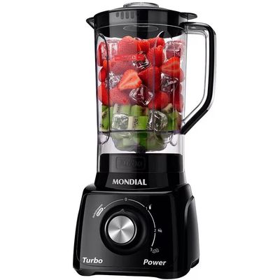 Fritadeira Elétrica Sem Óleo Air Fryer Mondial AFN40BI Family Inox 4L Preto com Inox