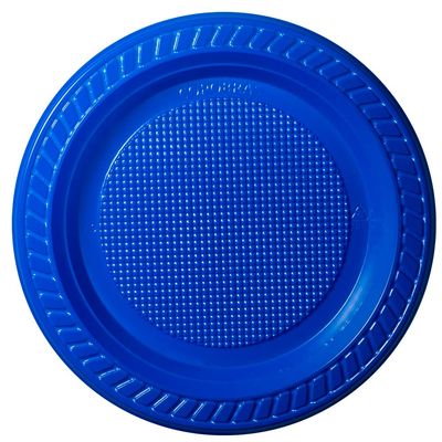Prato Descartável Copobrás Nº15 com 10 Unidades Azul