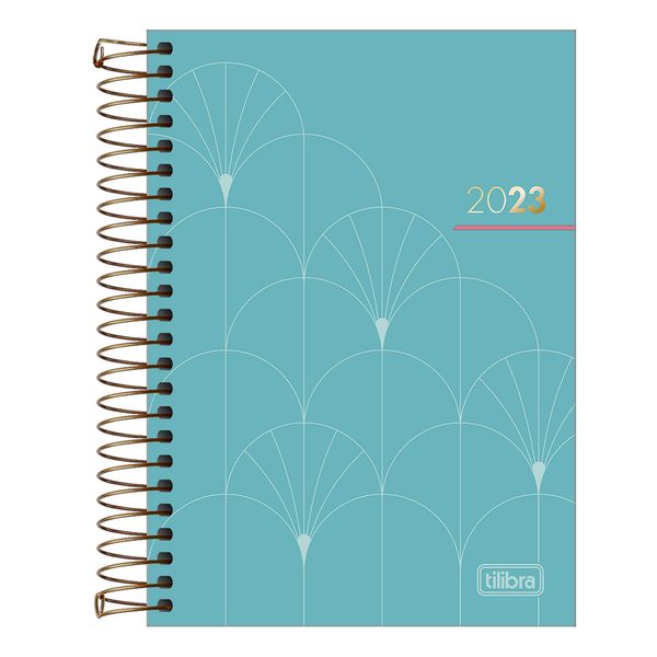 Agenda Executiva Tilibra Espiral Spot Feminina Média - Item Sortido