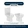 Tampa De Vaso Sanitário Decorado Smart Preto Para Bacia Celite