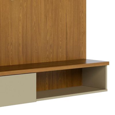 Painel 55 Pol E Bancada Suspensa Talyn Z10 Cumaru-opala - Mpozenato