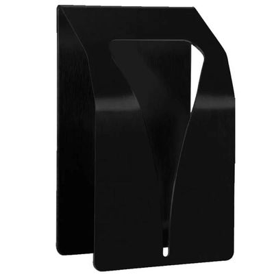 Gancho Inox Preto 5x8cm Pendurador de Toalha Mini Organize Masutti Copat