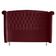 Kit Cabeceira De Cama Box E Calçadeira Baú Luxo Queen 160 Cm Suede Bordo Do Lar Móveis