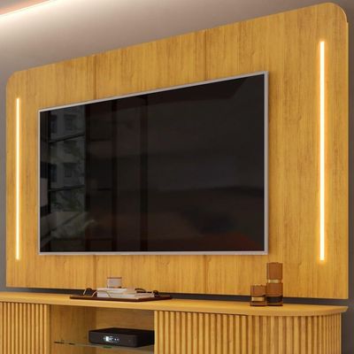 Painel Para Suspenso 75 Pol 218cm World D04 Cedro - Mpozenato