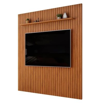 Painel 75 Pol 250cm Suspenso Ripado Noah D04 Freijó - Mpozenato