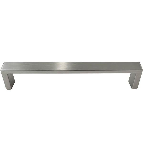 Puxador Alça Reta Clássica 20cm Oeiras Armários Niquel Escovado Torralba 192mm