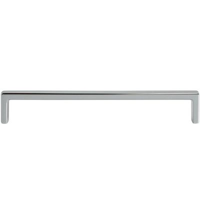 Puxador Alça Reta Clássica 20cm Oeiras Armários Niquel Escovado Torralba 192mm