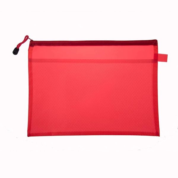 Envelope Malote Le A4 Vermelho com Zíper Envelope Malote Le A4 Vermelho com Zíper