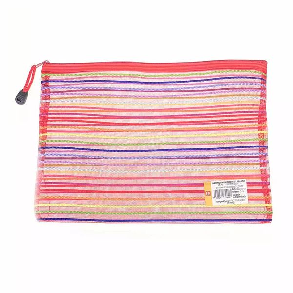 Envelope Malote Le List B5 Vermelho com Zíper Envelope Malote Le List B5 Vermelho com Zíper