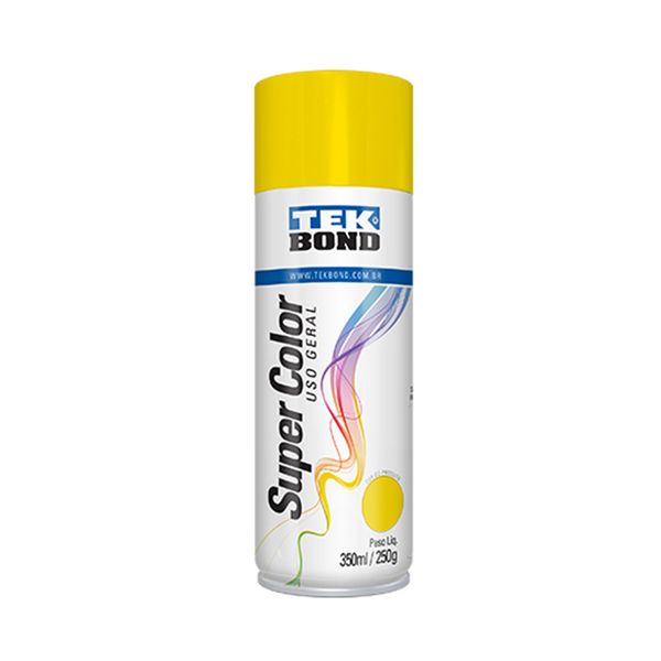 Tinta Acrílica Spray Super Color 350ml/250g Amarelo Tinta Acrílica Spray Super Color 350ml/250g Amarelo
