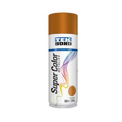 Tinta Acrílica Spray Super Color 350ml/250g Cobre Metálico