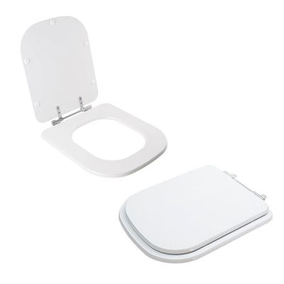Tampa Vaso Sanitário Madeira Laqueada El Misti Branco Para Bacia Icasa