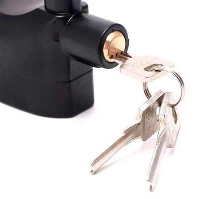 Cadeado Antifurto Trava Disco Com Alarme Sonoro Super Potente