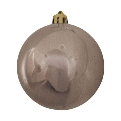 Bola De Natal Rose Gold Misto 6cm - 9 Unidades