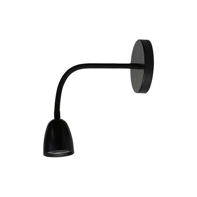 Arandela Taschibra Direct Articulável Led Mr16 Bivolt Preto 3000k Luz Amarela 15060094