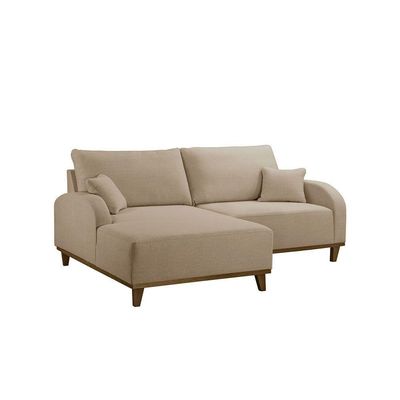Sofá Albano Linho 185cm Chaise Lado Esquerdo Meu Sofá Online A226 Linho Bege