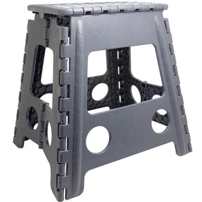 Kit 2 Banquetas Plásticas Dobráveis 150kg Banco Portátil 39cm Lyor Camping Pescaria