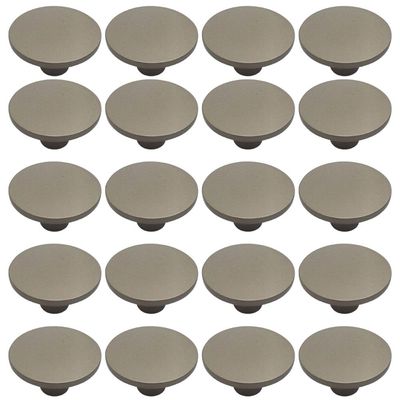 Kit 20 Puxadores Para Móvel Ponto 3,5cm Bronze Armários Gavetas 206 Naico Bronze