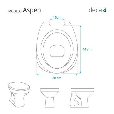 Tampa De Vaso Poliéster Decorada Borboletas Aspen Branco Para Louça Deca