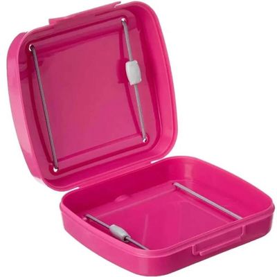 Kit 4 Porta Cotonetes para Viagem Cores Variadas Portátil com Elástico Interno Crippa