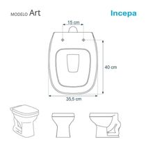 Assento Sanitário Poliester Art Decorado Golfinho E Conchas Para Vaso Incepa